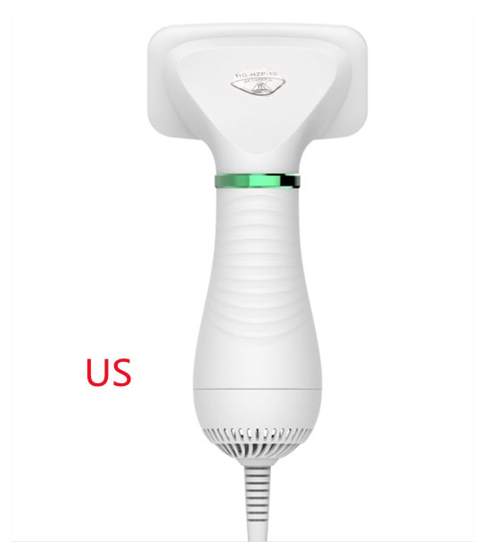 Secador e Escova Profissional 2-em-1 para Pets – Baixo Ruído com Escova de Aço Inoxidável – Temperatura Ajustável