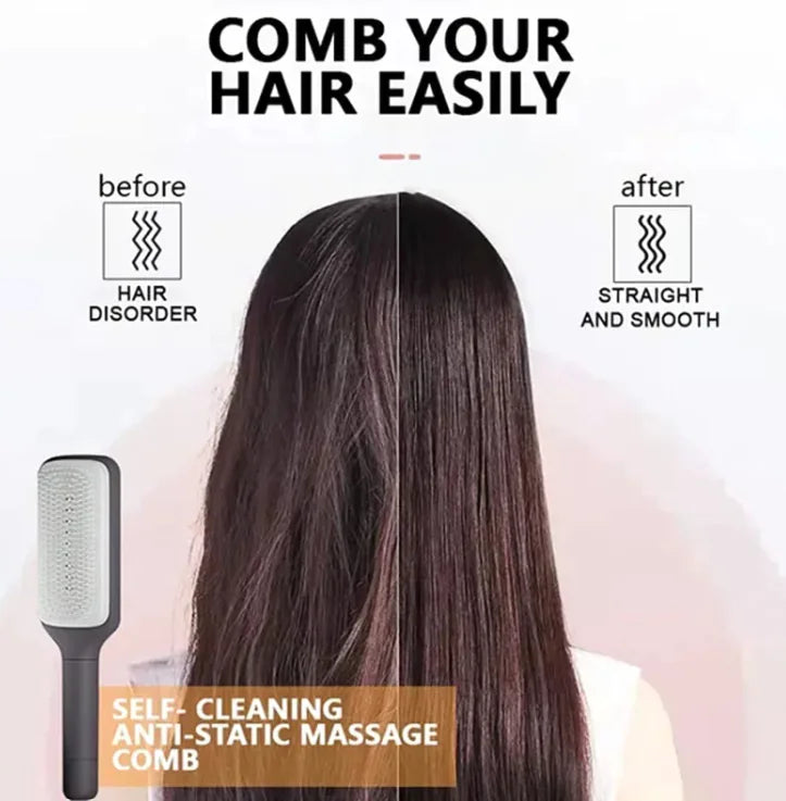 Escova MasterClean 4 em 1™ – Tecnologia Rotativa e Antifrizz