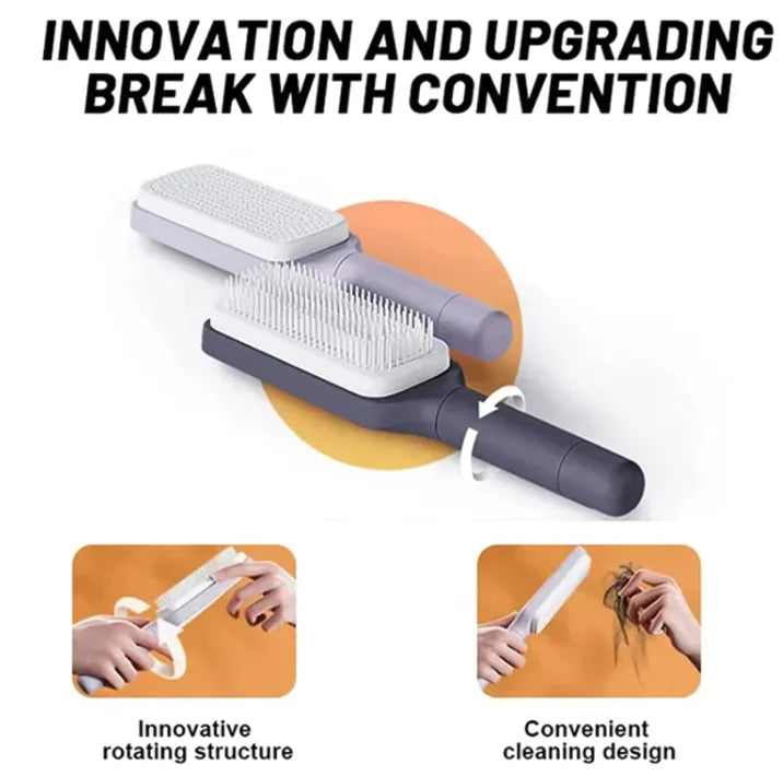 Escova MasterClean 4 em 1™ – Tecnologia Rotativa e Antifrizz