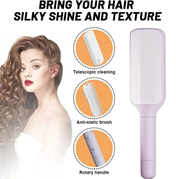 Escova MasterClean 4 em 1™ – Tecnologia Rotativa e Antifrizz